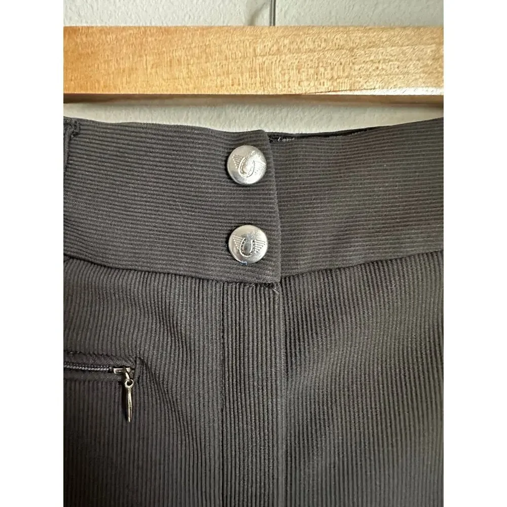 TUFFRIDER Full Seat Equestrian Riding Breeches in Gray Size L